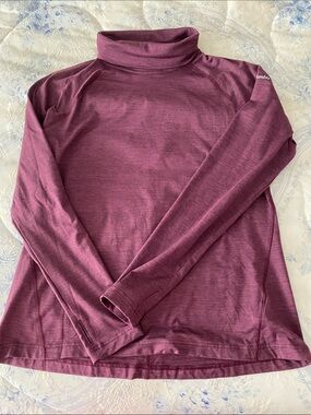 Columbia Women's Long Sleeve Turtleneck Top - Plum/Berry